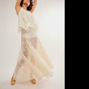 FREE PEOPLE | Lace Maxi Skirt